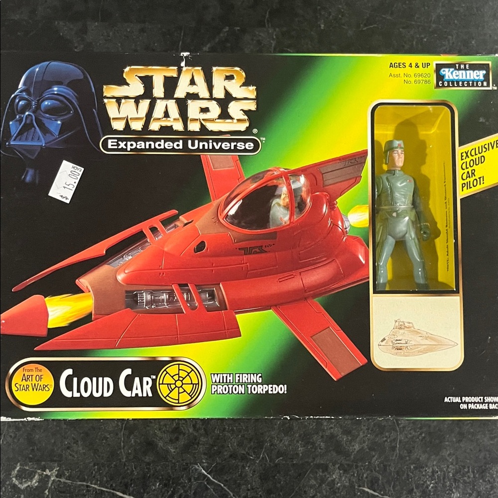 Star Wars Cloud Car with Pilot - Red